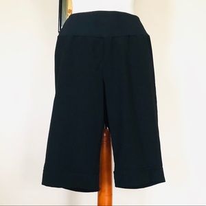 Black MATERNITY Dressy Knee Length Pants